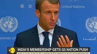 France backs Indias fixed UN membership