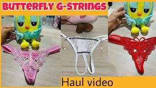 BUTTERFLY G-STRING HAUL *REDPINK*