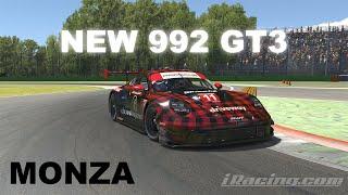 iRacing  *NEW* Porsche 911 GT3 R 992 Monza Hotlap