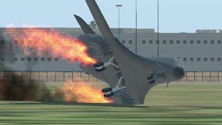 ROCKWELL B-1B LANCER Faces Issue and Makes Emergency Landing Shortly After Takeoff XP11