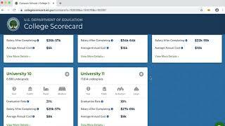 Find the Right School for You with the College Scorecard