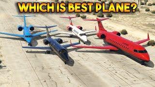 GTA 5 ONLINE  LUXOR VS NIMBUS VS SHAMAL VS MILJET WHICH IS BEST PLANE?