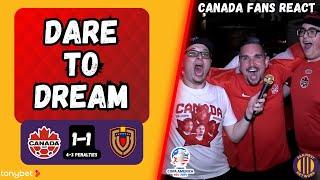 We Can BEAT Argentina  Canada Fans React Copa America 2024 Canada 1-1 Venezuela