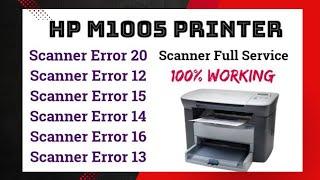 HP m1005 PRINTER SCANNER ERROR 201215141613 SCANNER FULL SERVICE IN HINDI  ML COMPUTERS