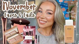 NOVEMBER FAVORITES & FAILS 2023  Makeup Skincare & Lifestyle