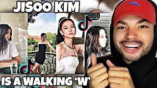 DrizzyTayy REACTS To  BLACKPINK’s ‘JISOO KIM’ TikTok Compilation Part 7