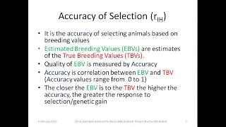 Genetic Gain in Animal Breeding