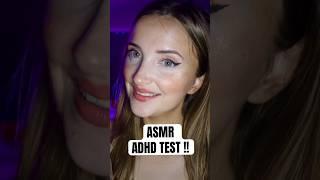 ASMR DO YOU HAVE ADHD TEST ? #asmrvideo #asmr #asmrsounds
