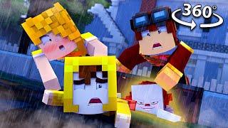 Can you ESCAPE Pennywise in 360VR ? - Minecraft VR Video