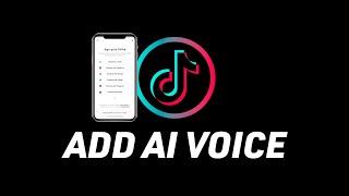 How To Add AI Voice on TikTok 2024 Easy