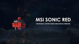 MSI Sonic Red Switches - The Lightest Linear Mechanical Key Switch  Gaming Gear  MSI