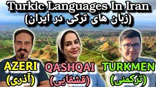 Azeri vs Qashqai vs Turkmen Turkic Languages In Iran