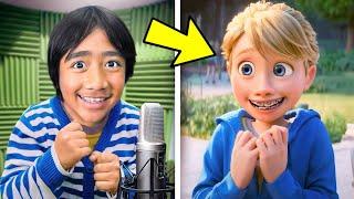 7 YouTubers Behind The Voices Ryans World Inside Out 2