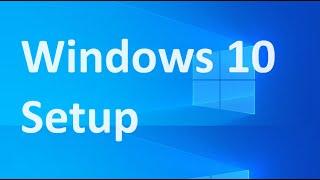 How To Set up Windows 10