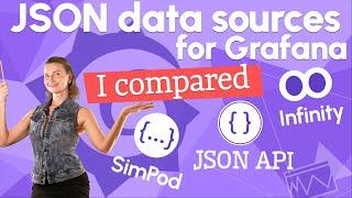 JSON Data Sources for Grafana  JSON API Infinity Simpod compared