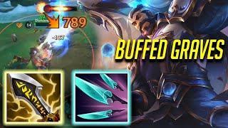 WILD RIFT BUFFED GRAVES IS SOO GOOD RIGHT NOW 5.0C