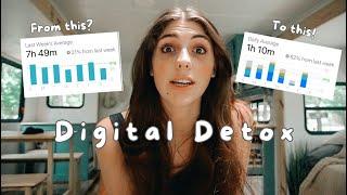 How I got my screen time to 1 hour a day  Digital Detox  Tips & Motivation