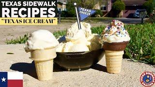 Texas Sidewalk Ice Cream  Texas Arctic Freeze VANILLA ICE CREAM
