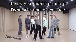 things you didnt notice in Dynamite dance practice lowkey crack