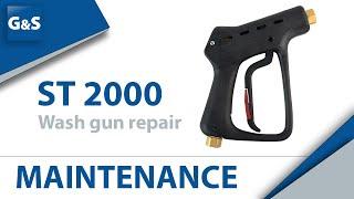 RM Suttner ST2000 wash gun repair.