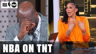 Shaqs Reaction To Being Left Off Of Candaces All-Time List Is Pure Comedy   NBA on TNT