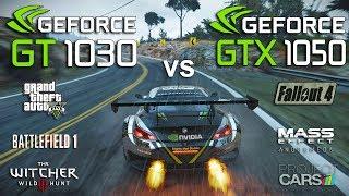 GT 1030 vs GTX 1050 Test in 6 Games i3 7100