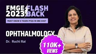 Ophthalmology Made Easy  FMGE IMP PYQs for the Last 5 Years with Dr. Ruchi Rai