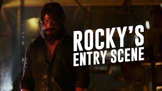 Rockys Entry Scene  KGF  Yash  Prashanth Neel