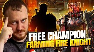 FREE CHAMPION FARMING FIRE KNIGHT HARD MODE  Raid Shadow Legends 