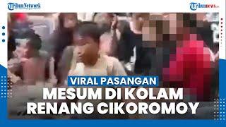 Viral Sosok Pasangan Mesum di Kolam Renang Cikoromoy Pandeglang Banten