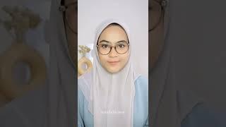 Cara pake hijab yang nyaman walaupun pake kacamata #tipsandtricks #hijabhack #tutorialhijab #shorts