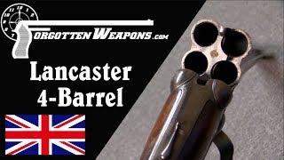 Lancaster Four-Barrel Shotgun With Double-Action Trigger