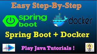 Easy SpringBoot Docker  SpringBoot Docker For Beginners  Freshers SpringBoot Docker  Easy Docker