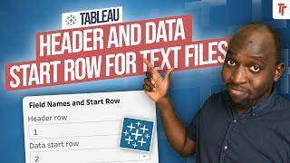 Set header and data start row for CSVText Files in Tableau Prep  New in tableau 2023.3