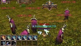 Knight Unity MOBILE Lich Lv.70 175 Saatte Ne Kadar Kazandım AFK Farm mobile knight para kasma