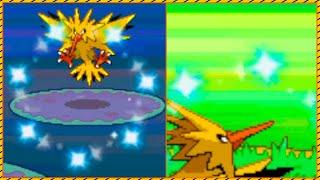 Live Shiny Zapdos after 10953 SRs  PokemonSoulSilver