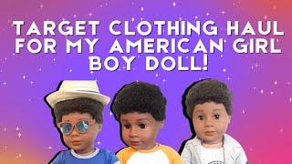 Target Clothing Haul for my American Girl BOY Doll