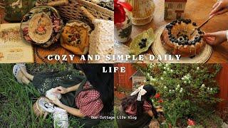 Cozy and Simple Daily Life  Cottagecore Activities  ‍