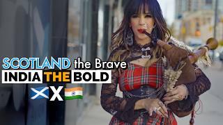 Scotland the Brave India the Bold Bagpipes Official Music Video - The Snake Charmer ft. Poczy