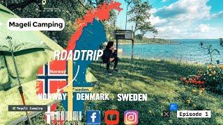 Roadtrip around beautiful places Norway Denmark sweden. Episode 1