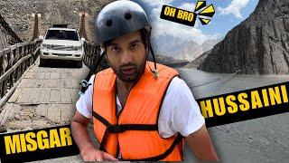 HUSSAINI BRIDGE PE HOGAI ZIPLINE & GOING TO MISGAR NEAR WAKHAN CORRIDOR - PASSU GLACIER