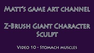 Zbrush character sculpt - The Giant video 10