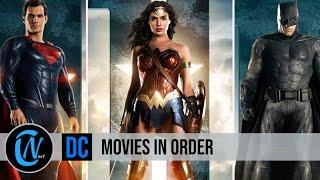 DC MOVIES IN ORDER  WATCH ALL THE DCEU MOVIES