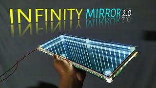 How to make INFINITY MIRROR for home decoration