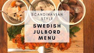 Swedish JULBORD Holiday Party Menu  SCANDINAVIAN STYLE