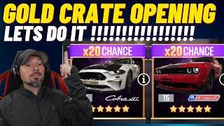 CSR2 Gold Key Opening cobra jet and Dragpack crates.