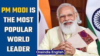 PM Modi tops list of most popular world leaders with 71% rating leaves Biden behind  Oneindia News