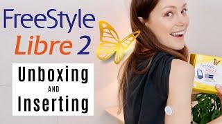 Freestyle Libre 2 *Unboxing + Insertion*  Shes Diabetic