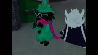Deltarune VRchat improv skit - Spamton evades his taxes
