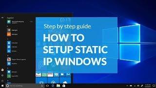 How to Setup Static Ip Address in Windows 10 and 7 Tcp  Ip Explained